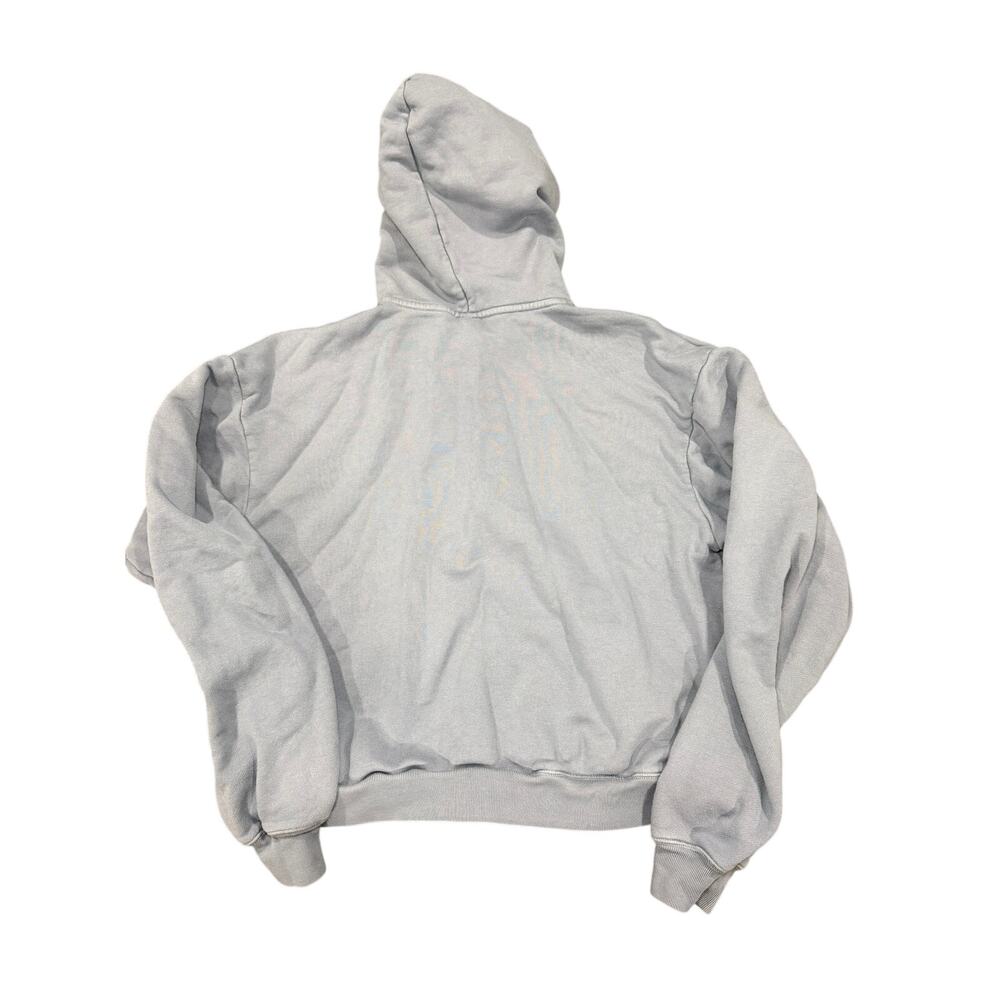 SKIMS French Terry Classic Zip Up Hoodie Steel Blue Small Rare - Picture 3 of 5